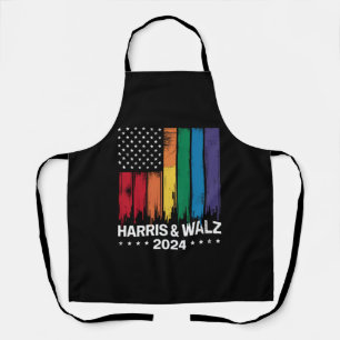 Harris Waltz 2024 Election Gay Tim Waltz LGBTQ Apron