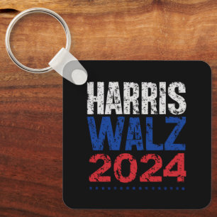 Harris Waltz 2024 Election Kamala Harris Tim Waltz Key Ring