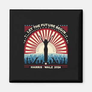 Harris Waltz 2024 Election Kamala Harris Tim Waltz Magnet