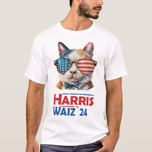 Harris Waltz 2024 Election Shirt Cat Ladies Kamala (Front)