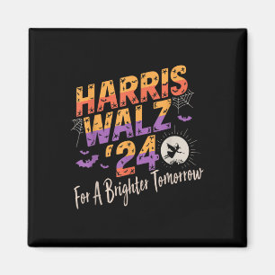 Harris Waltz 2024 For A Brighter Tomorrow Hallowee Magnet