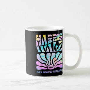 Harris Waltz 2024 For A Brighter Tomorrow Tie Dye Coffee Mug