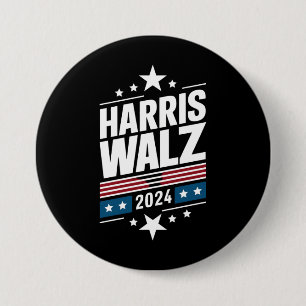 Harris Waltz 2024 Kamala Harris Tim Waltz 2024 7.5 Cm Round Badge