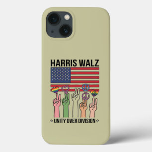 Harris Waltz 2024 Unity Over Division iPhone 13 Case