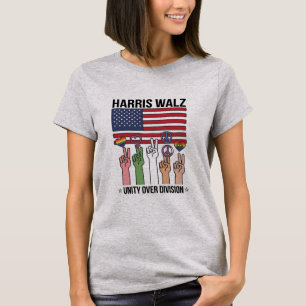 Harris Waltz 2024 Unity Over Division T-Shirt