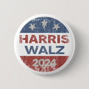 Harris Waltz 2024 USA Harris Walz 2024 6 Cm Round Badge