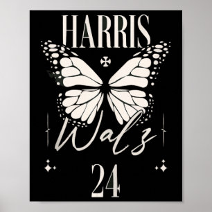 Harris Waltz 2024 With Butterflies Tank Top Poster
