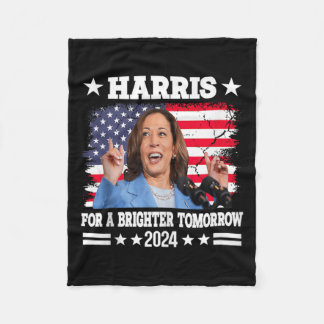 Harris Waltz For A Brighter Tomorrow  Fleece Blanket