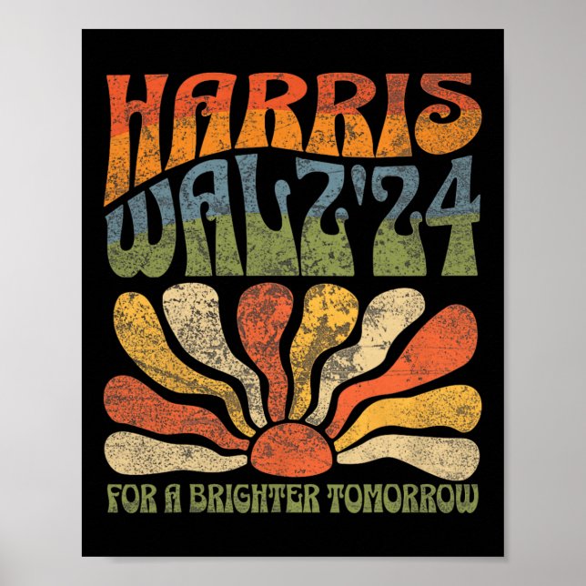 Harris Waltz For A Brighter Tomorrow  Poster (Front)
