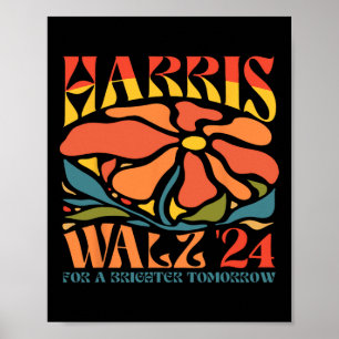 Harris Waltz For A Brighter Tomorrow Poster
