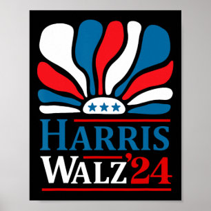 Harris Waltz Vintage Harris Waltz 2024 Kamala Harr Poster