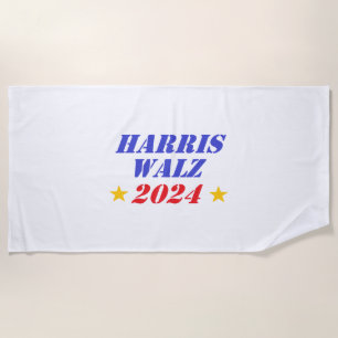 Harris Walz 2024 _8 Beach Towel