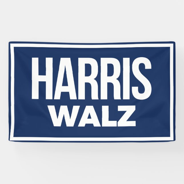 Harris Walz 2024 Banner (Horizontal)