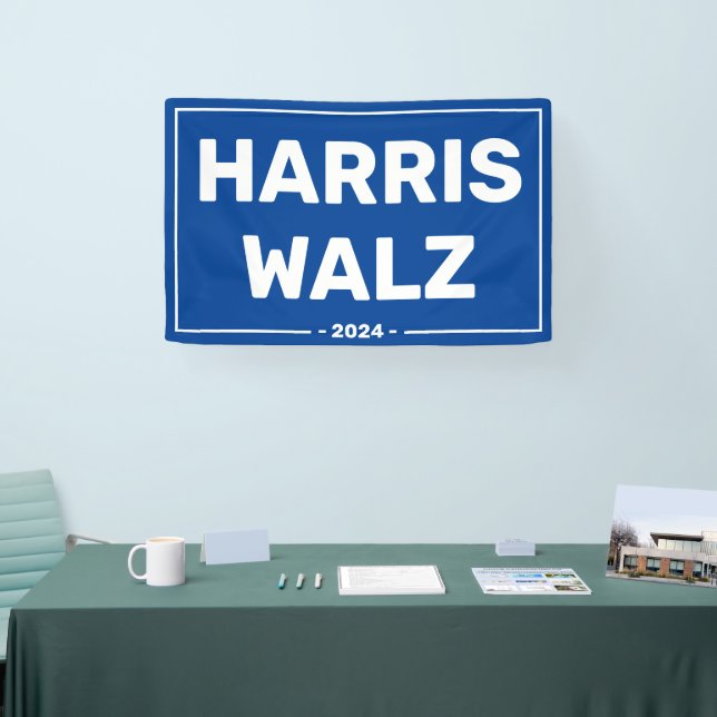 Harris Walz 2024 Banner (Tradeshow)