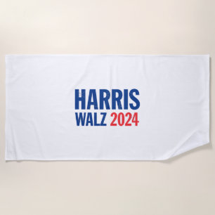 Harris Walz 2024 Beach Towel