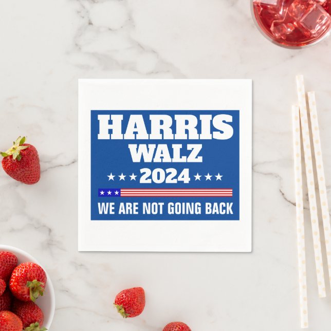 Harris Walz 2024 Campaign Napkin (Insitu)