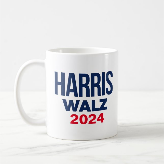 HARRIS WALZ 2024 COFFEE MUG (Left)