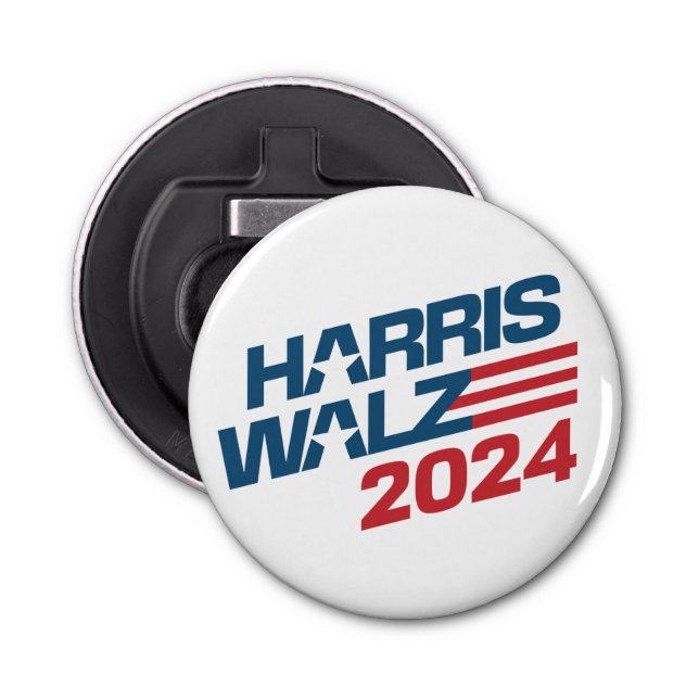 Harris Walz 2024 Election Bottle Opener (Front)