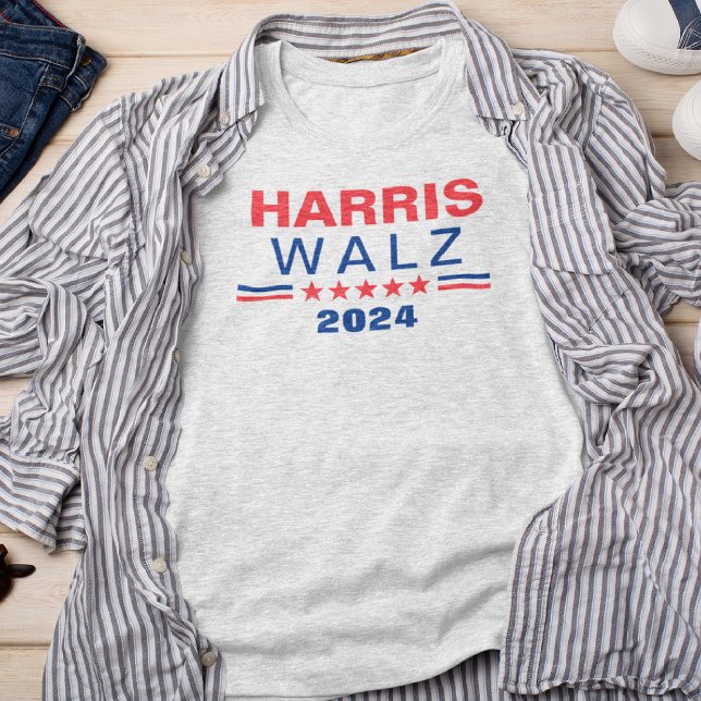 Harris Walz 2024 Election Campaign T-Shirt (Creator Uploaded)