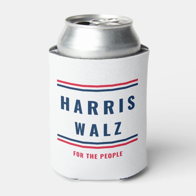 HARRIS WALZ - 2024 ELECTION  CAN COOLER (Can Front)