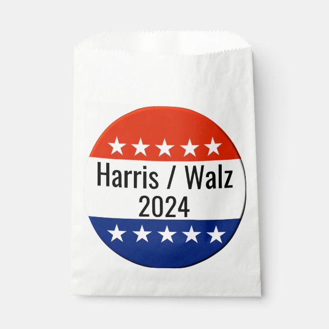 Harris Walz 2024 Election Favour Bag (Front)
