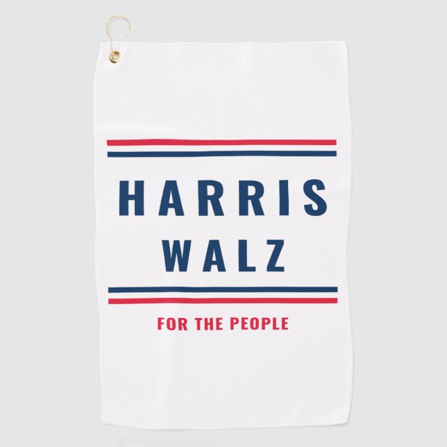 HARRIS WALZ - 2024 ELECTION  GOLF TOWEL (Front)