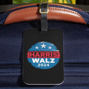 Harris Walz 2024 Election Kamala Harris Tim Waltz Luggage Tag