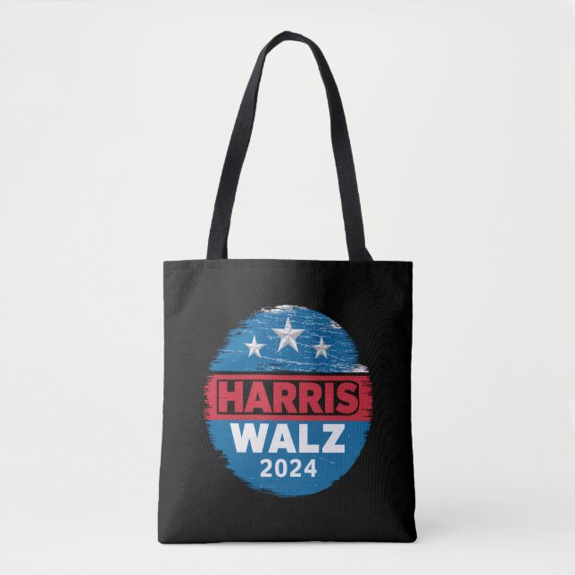 Harris Walz 2024 Election Kamala Harris Tim Waltz  Tote Bag (Front)