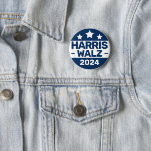 Harris Walz 2024 Election Kamala Harris Tim Walz 6 Cm Round Badge