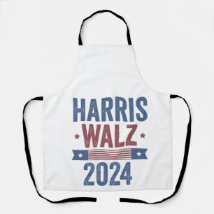 Harris Walz 2024 Election Kamala Tim Waltz America Apron