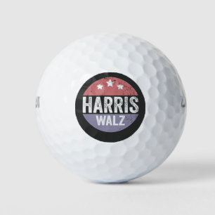 Harris Walz 2024 Election Kamala Tim Waltz America Golf Balls
