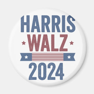 Harris Walz 2024 Election Kamala Tim Waltz America Magnet