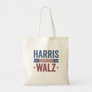 Harris Walz 2024 Election Kamala Tim Waltz America Tote Bag