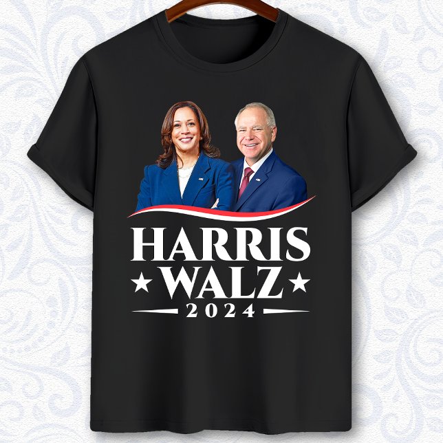 Harris Walz 2024 election photo T-Shirt (Creator Uploaded)