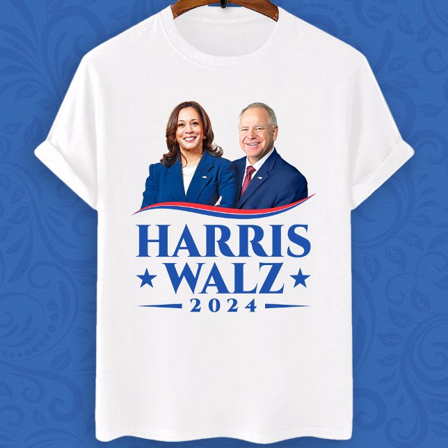 Harris Walz 2024 election photo T-Shirt (Creator Uploaded)