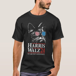Harris Walz 2024 Election We Are Not Going Back Di T-Shirt