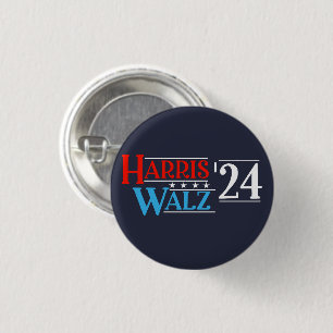 Harris Walz 2024 for President 3 Cm Round Badge
