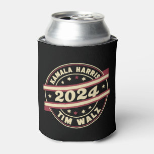 Harris Walz 2024 for President Patriotic Kamala  Can Cooler