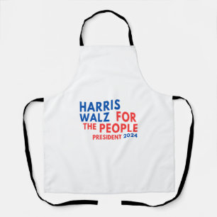 Harris Walz 2024 For The People  Apron