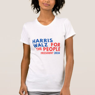 Harris Walz 2024 For The People T-Shirt