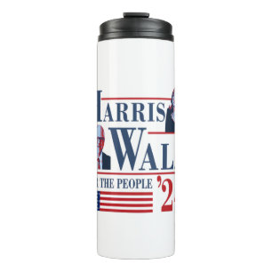 Harris Walz 2024 For The People  Thermal Tumbler