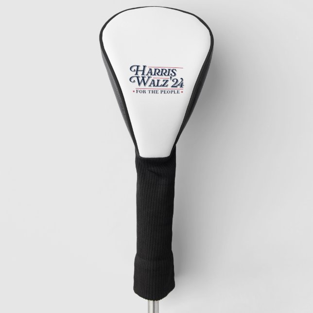 Harris Walz 2024  Golf Head Cover (Front)