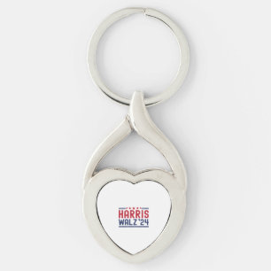Harris Walz 2024 - Harris Walz 2024 We Are Not Goi Key Ring