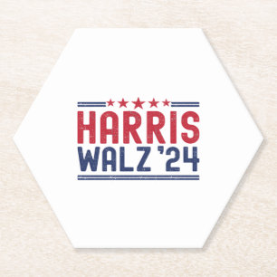 Harris Walz 2024 - Harris Walz 2024 We Are Not Goi Paper Coaster