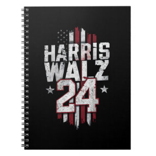 Harris Walz 2024 Kamala Harris 2024 Tim Walz 2024 Notebook