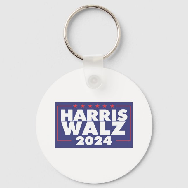 HARRIS WALZ 2024  KEY RING (Front)