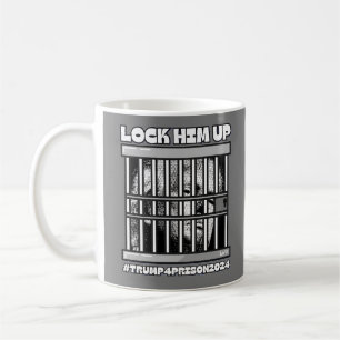 HARRIS-WALZ 2024 LOCK HIM UP COFFEE MUG