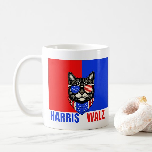 Harris Walz 2024 Obviously Coffee Mug (With Donut)
