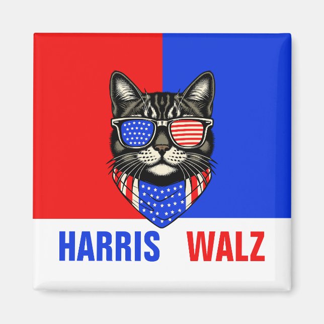 Harris Walz 2024 Obviously Magnet (Front)