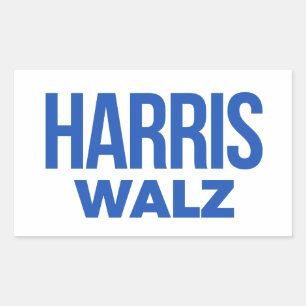 Harris Walz 2024 Rectangular Sticker